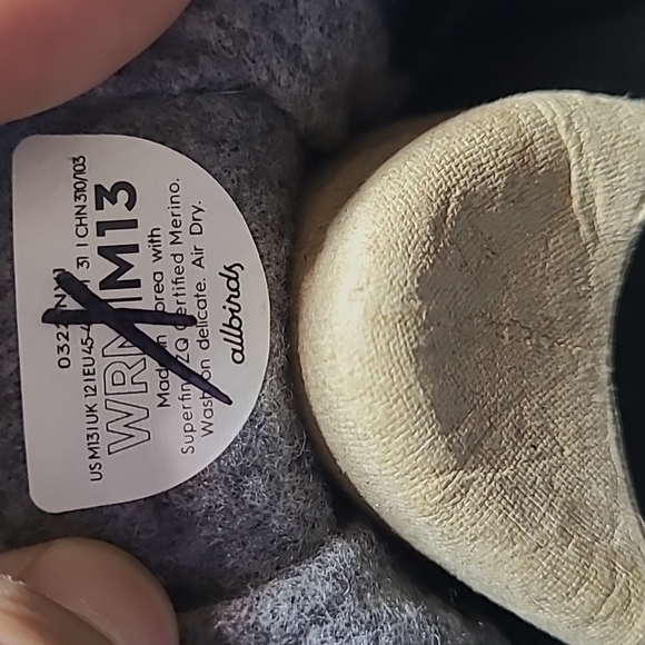 Allbirds Wool Runner Mizzles Dark Gray Size 13 Men's - Picture 8 of 8